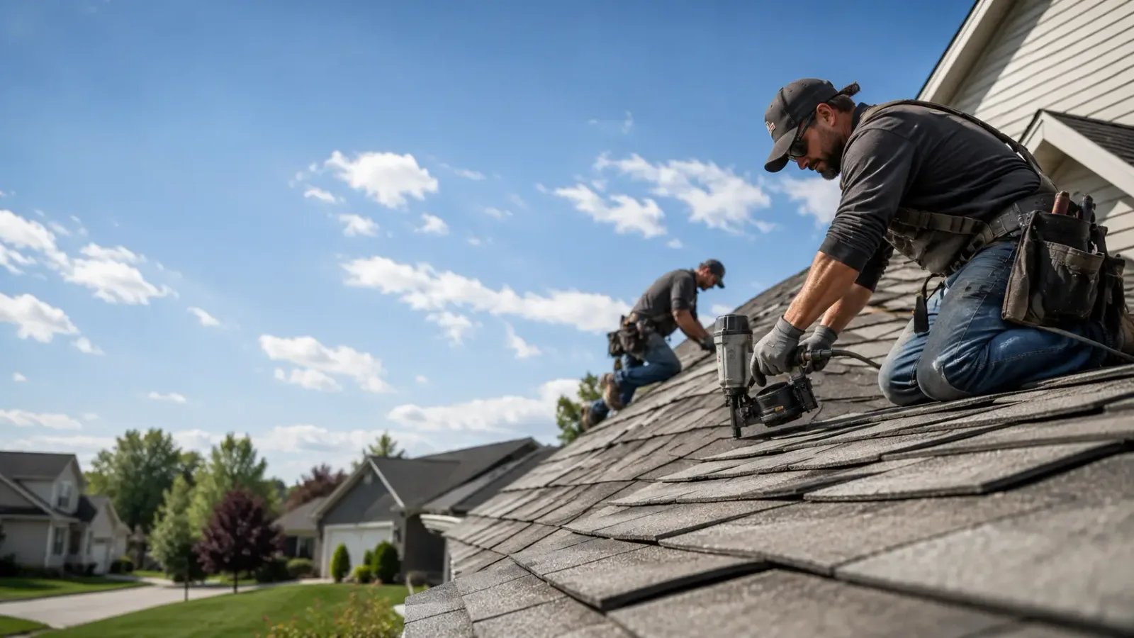Storm Damage Roof Repair in Wellington, IL near me
